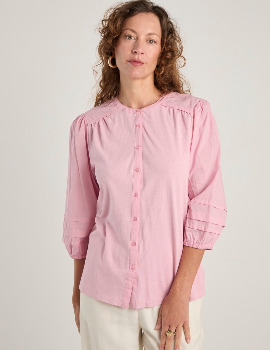 Blusa Weekend manga larga para mujer