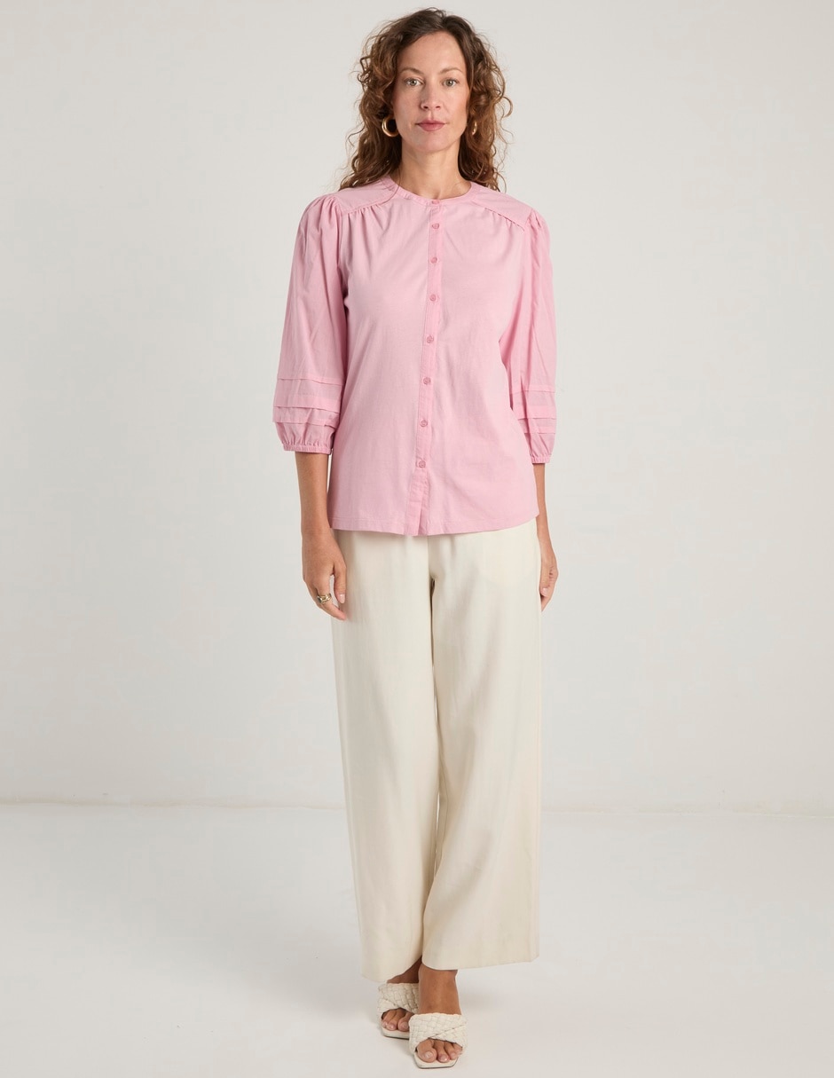 Blusa Weekend manga larga para mujer