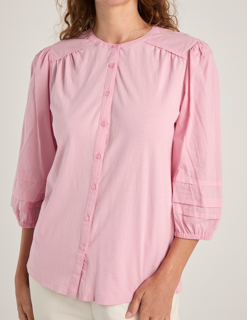 Blusa Weekend manga larga para mujer