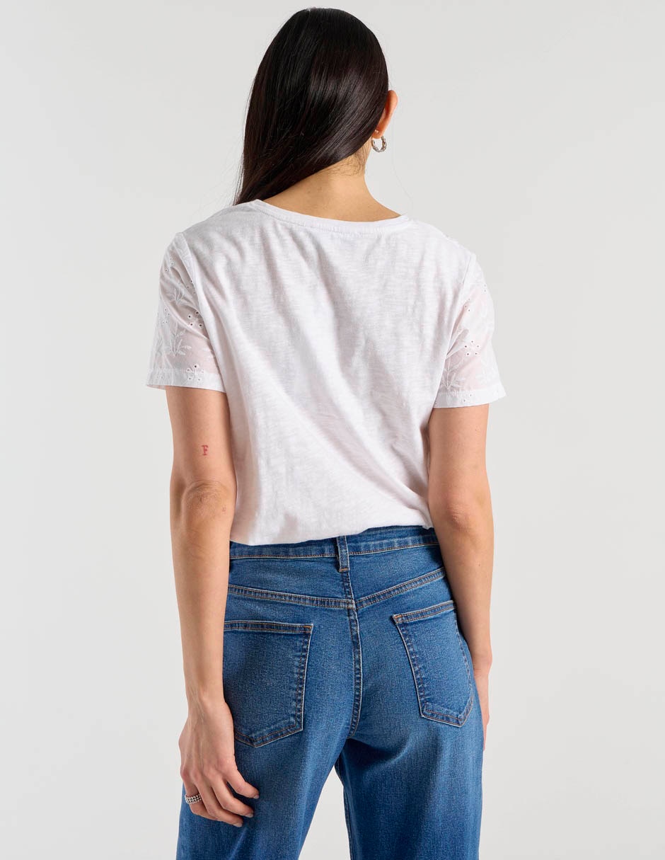 Blusa manga corta para mujer 6
