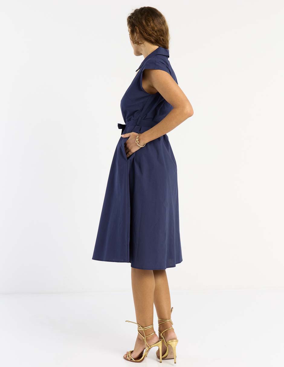 Vestido a la rodilla casual para mujer 2