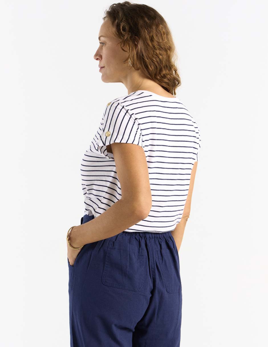 Playera manga corta cuello redondo para mujer 2