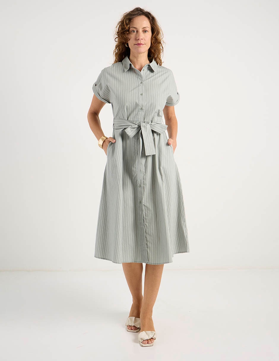 Vestido midi casual para mujer