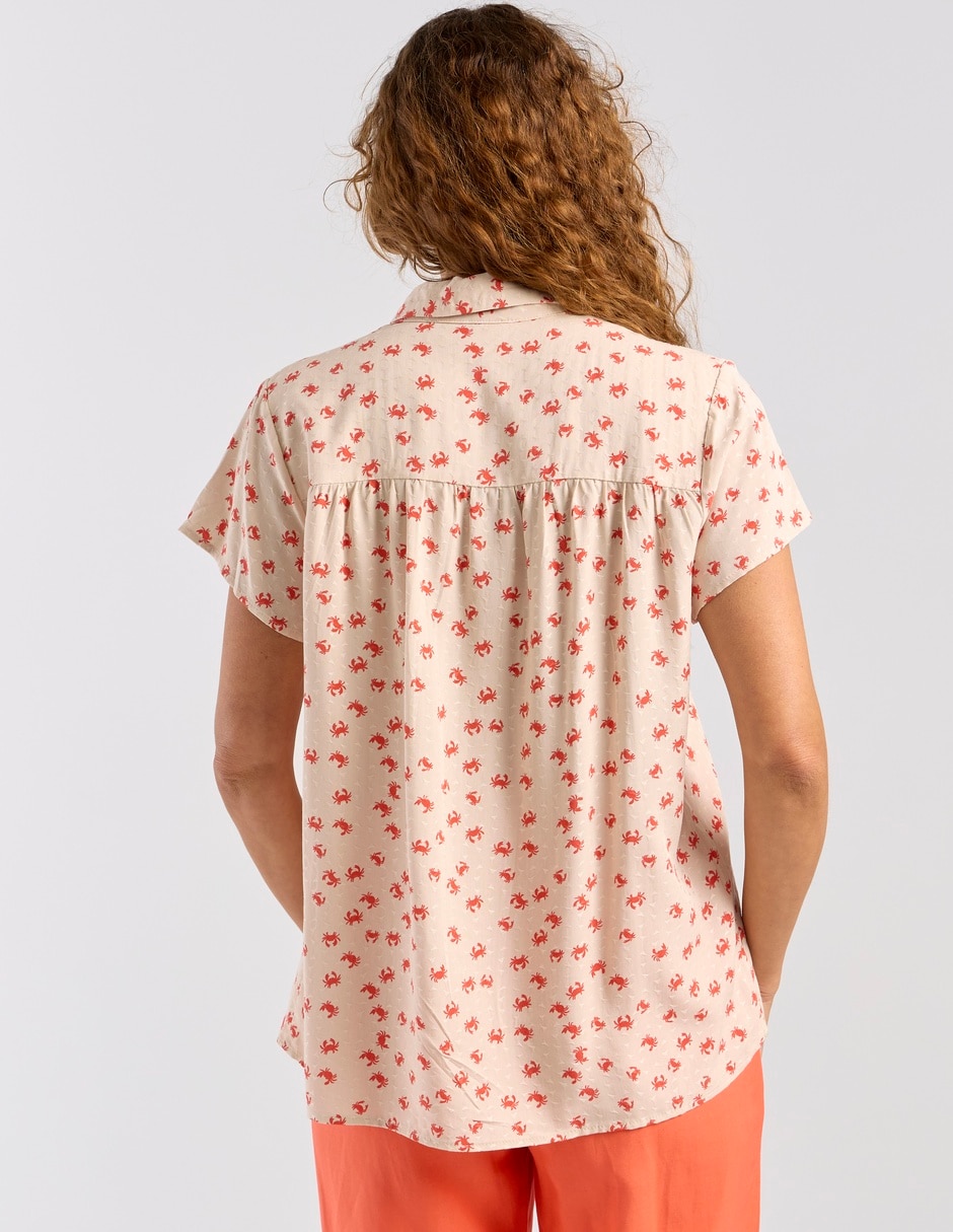 Blusa manga corta para mujer 6
