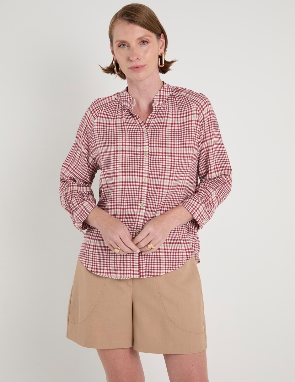 Blusa manga 3/4 para mujer Blusa manga 3/4 para mujer