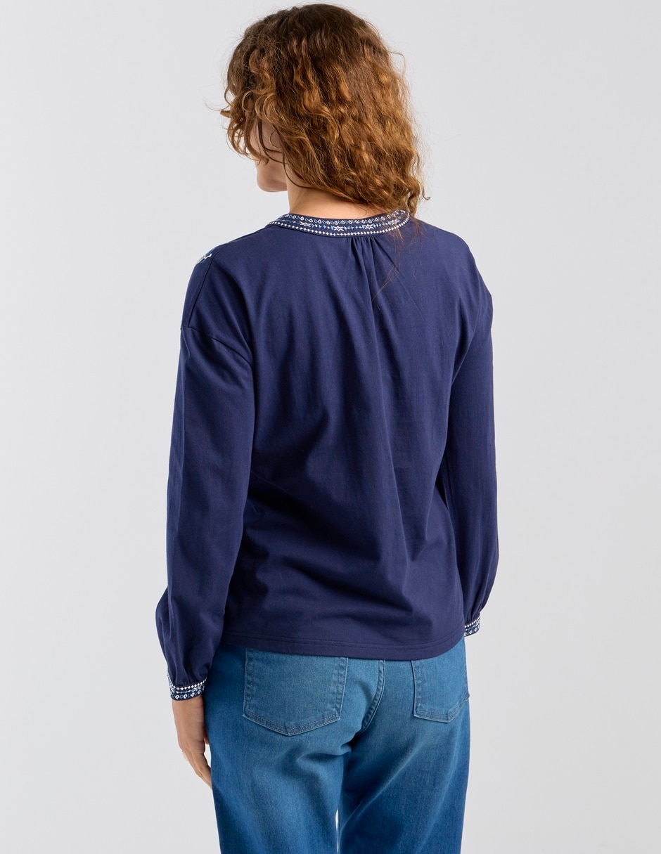 Blusa manga larga para mujer 6