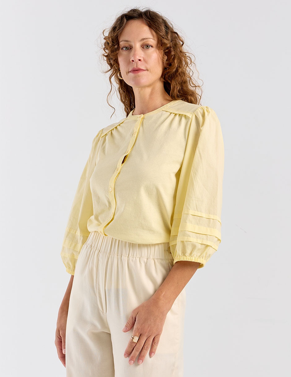 Blusa manga 3/4 para mujer