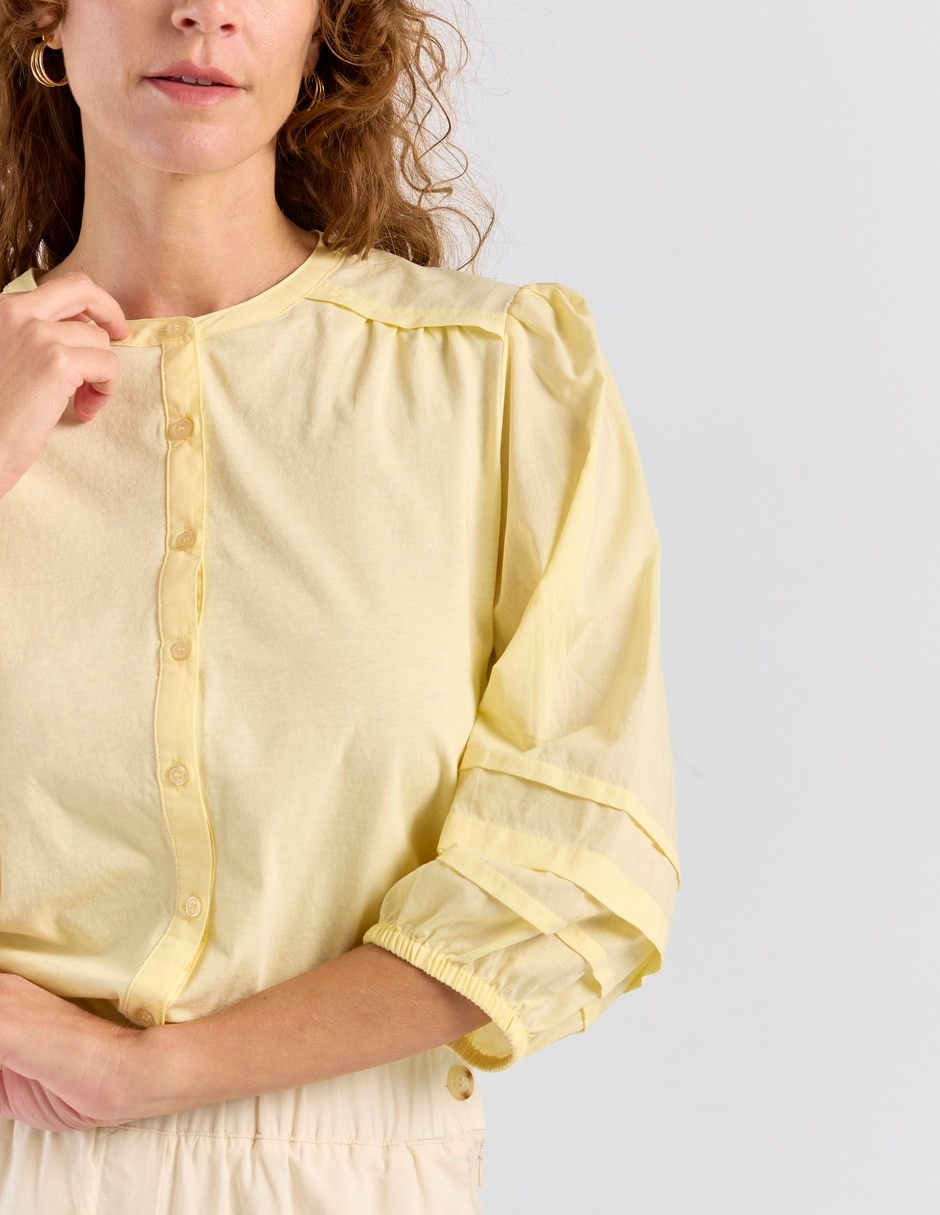 Blusa manga 3/4 para mujer 4