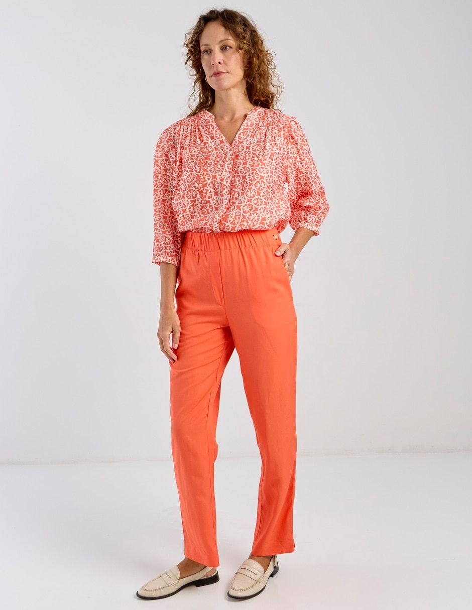 Pantalón relaxed wide leg para mujer 3