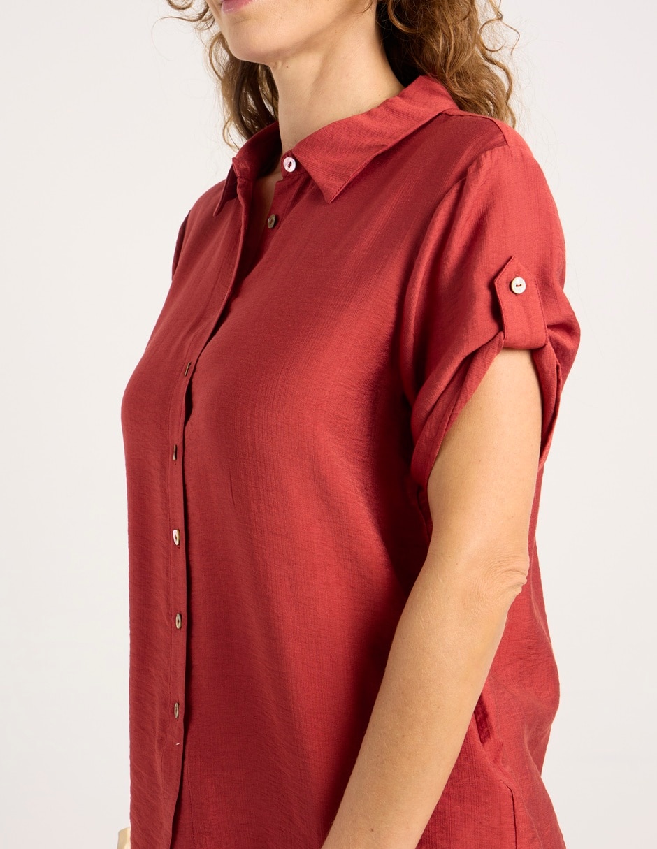 Blusa manga corta para mujer 5