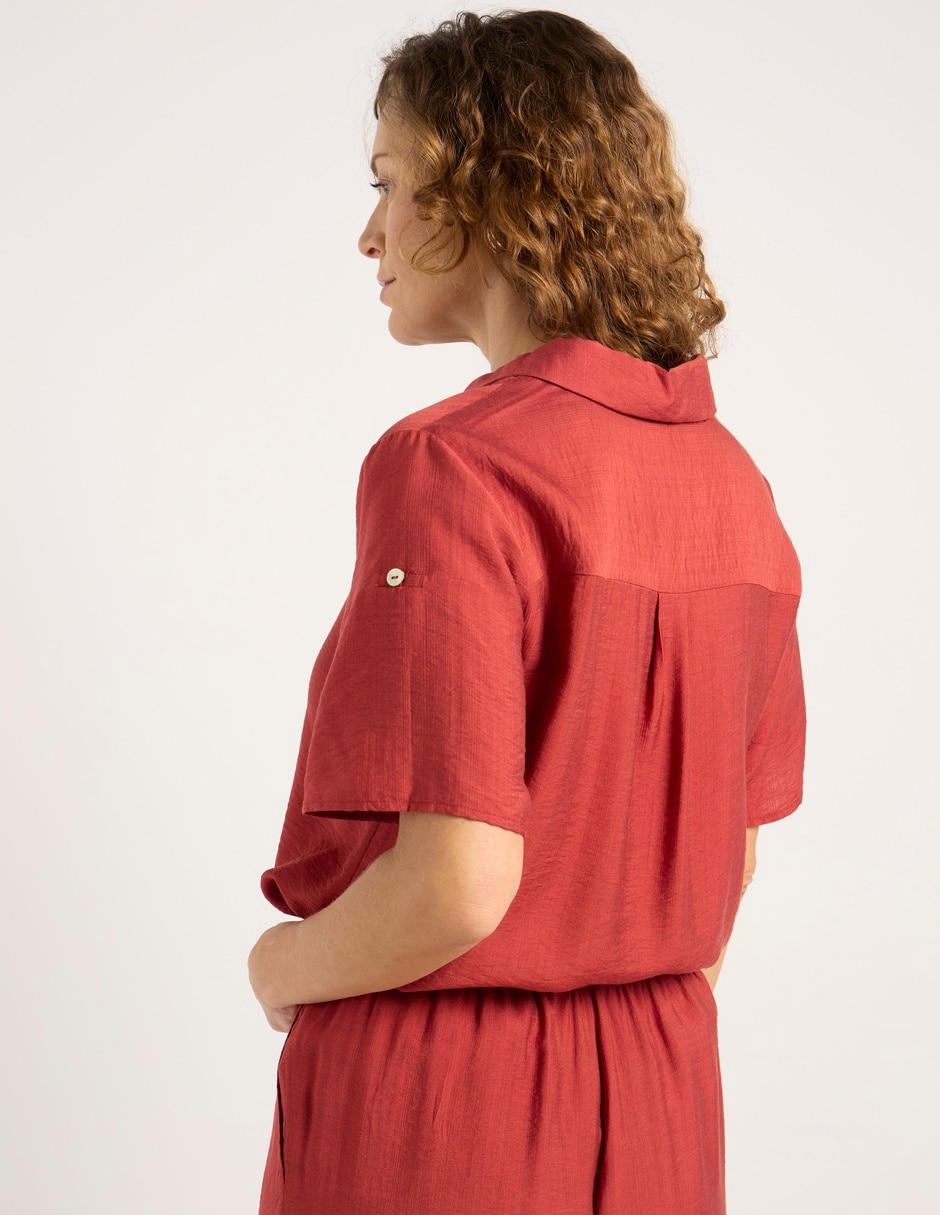 Blusa manga corta para mujer 6