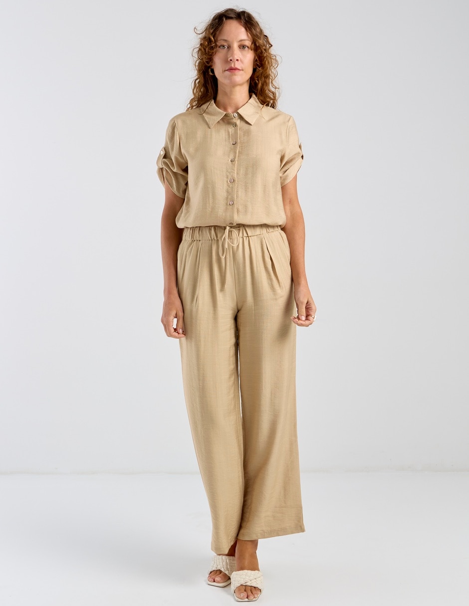 Pantalón relaxed amplio para mujer 2