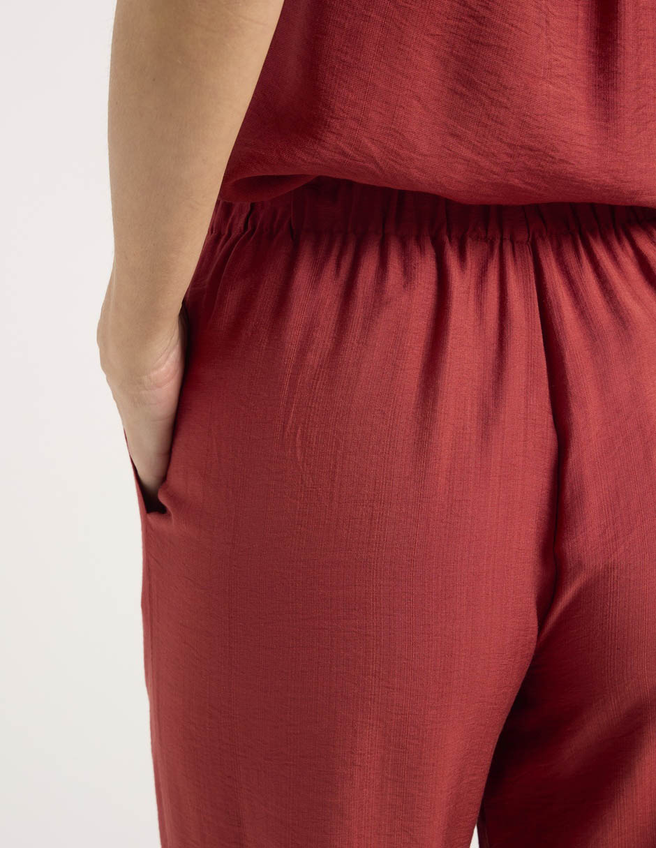 Pantalón relaxed amplio para mujer 5
