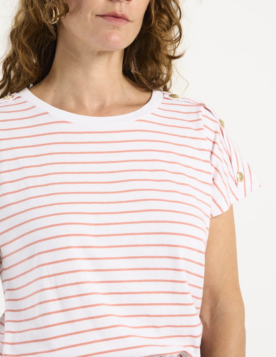 Playera manga corta Weekend cuello redondo para mujer