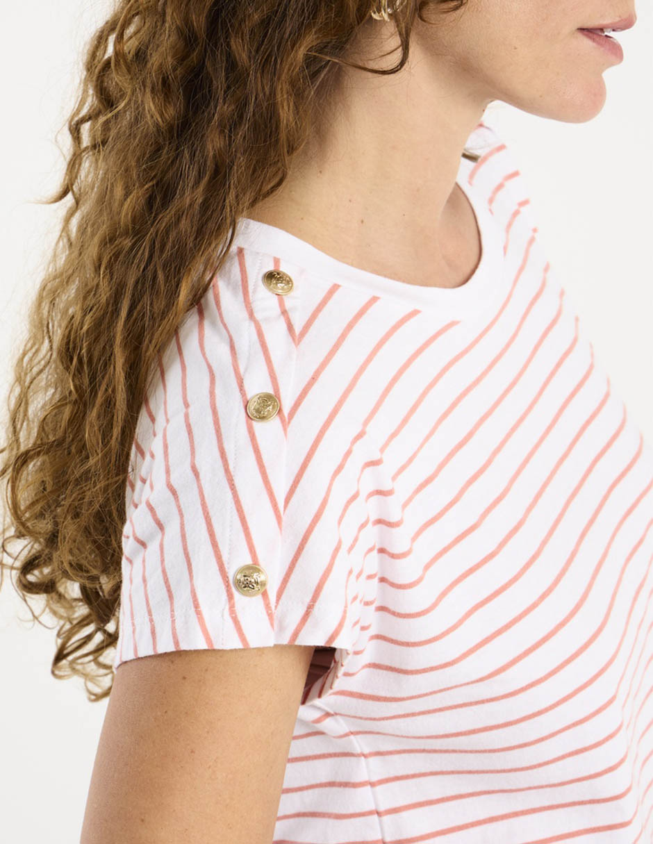 Playera manga corta Weekend cuello redondo para mujer