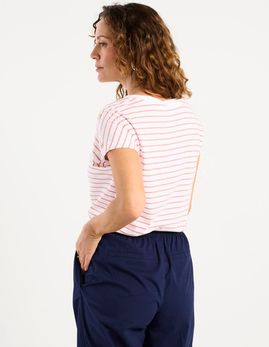 Playera manga corta Weekend cuello redondo para mujer