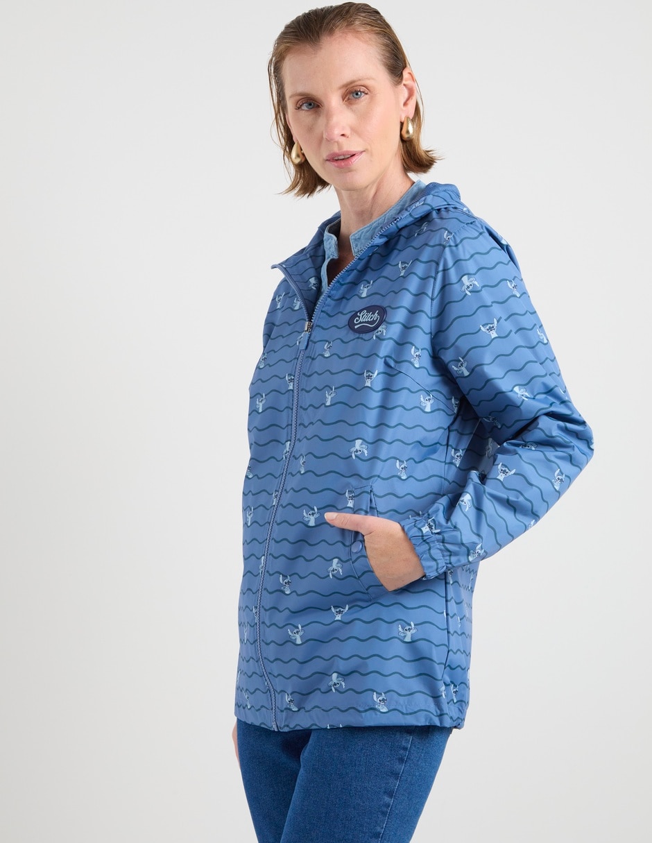 Chamarra rompevientos Stitch para mujer 2