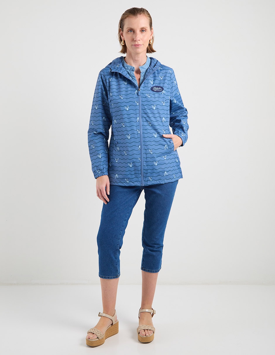 Chamarra rompevientos Stitch para mujer 3