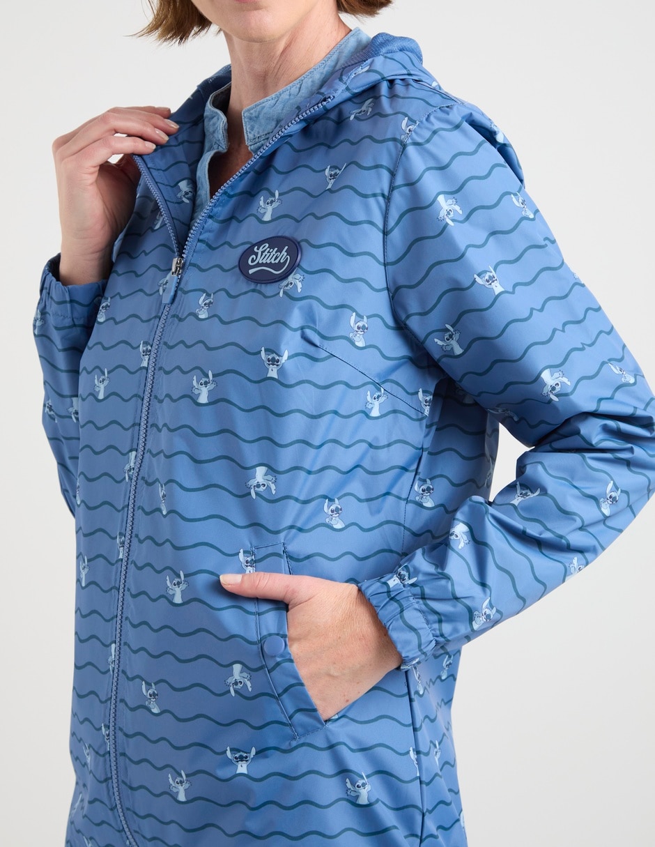 Chamarra rompevientos Stitch para mujer 5