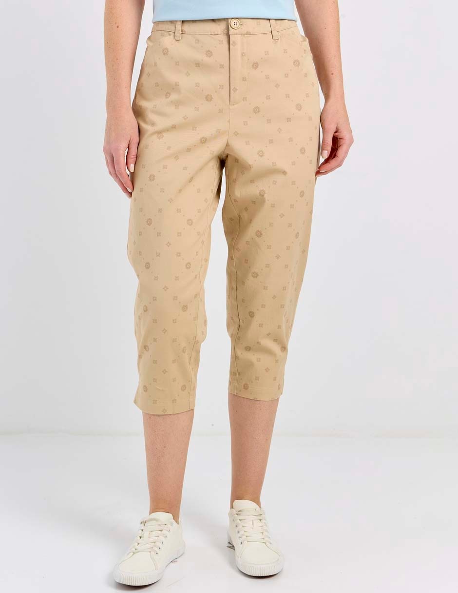 Pantalón capri slim para mujer Pantalón capri slim para mujer