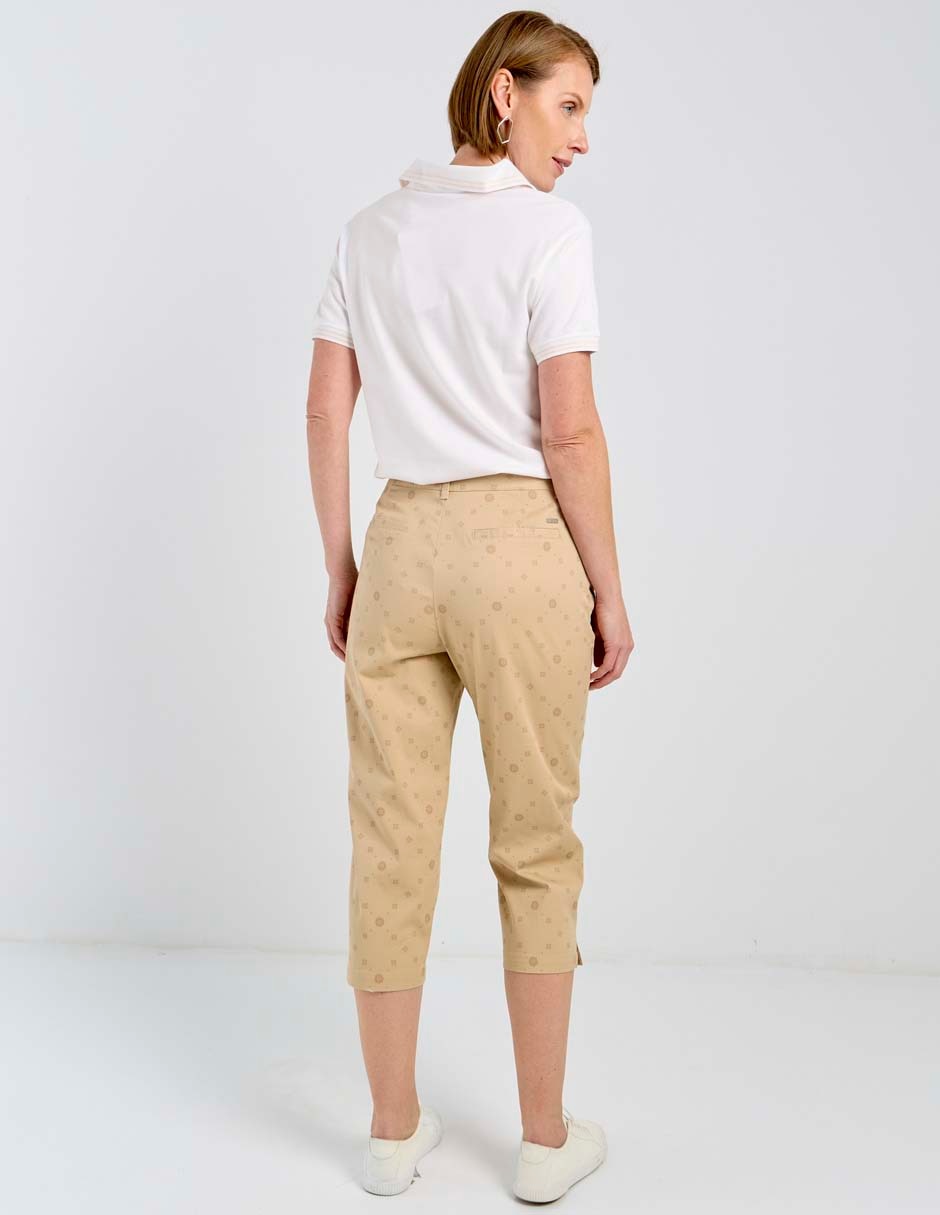 Pantalón capri slim para mujer 2