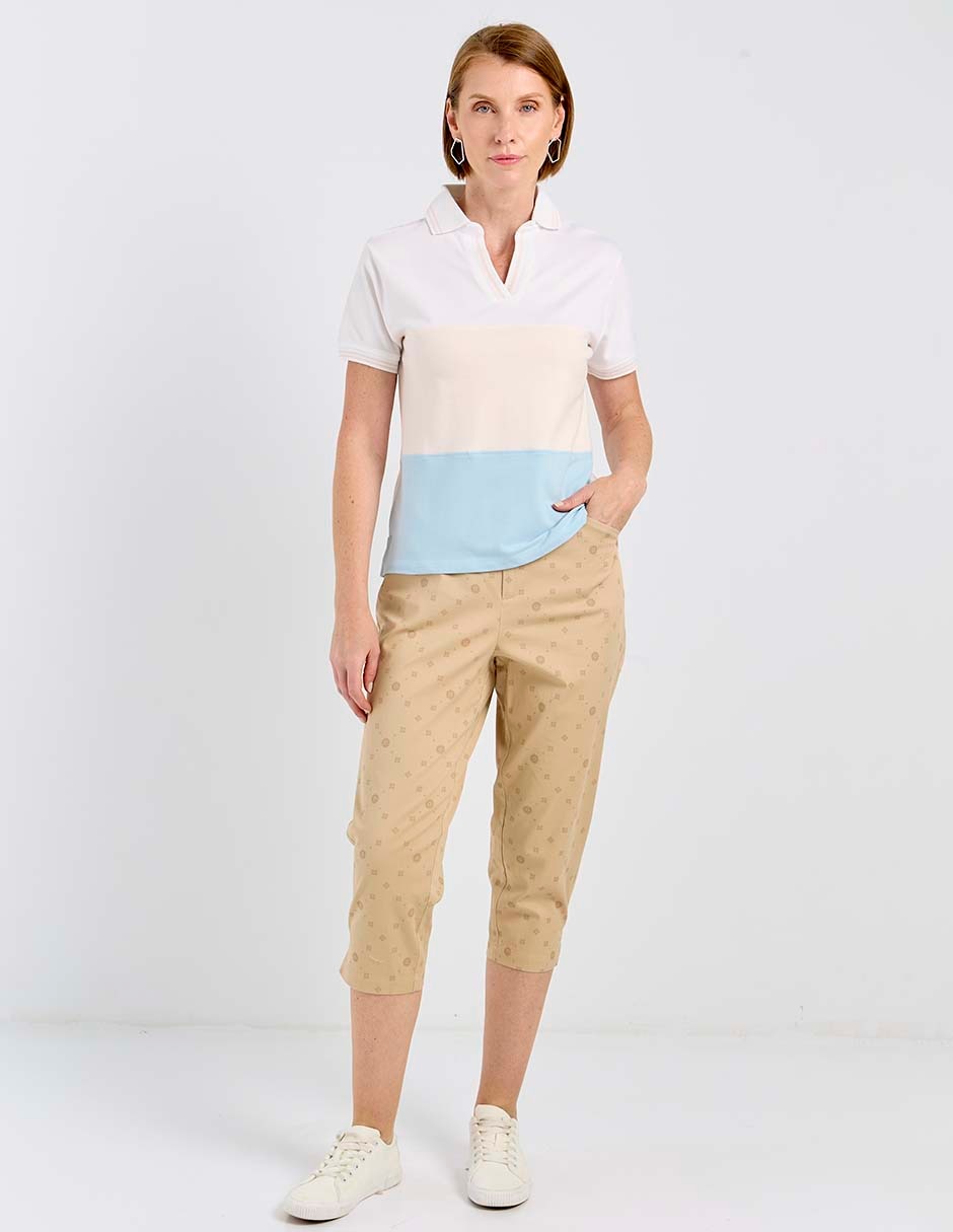 Pantalón capri slim para mujer 3