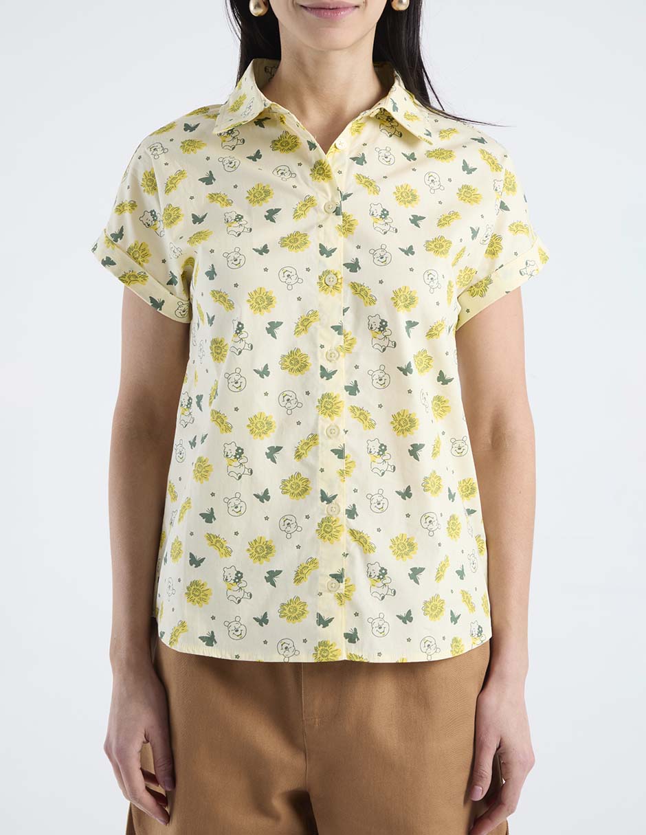 Blusa manga corta para mujer 7
