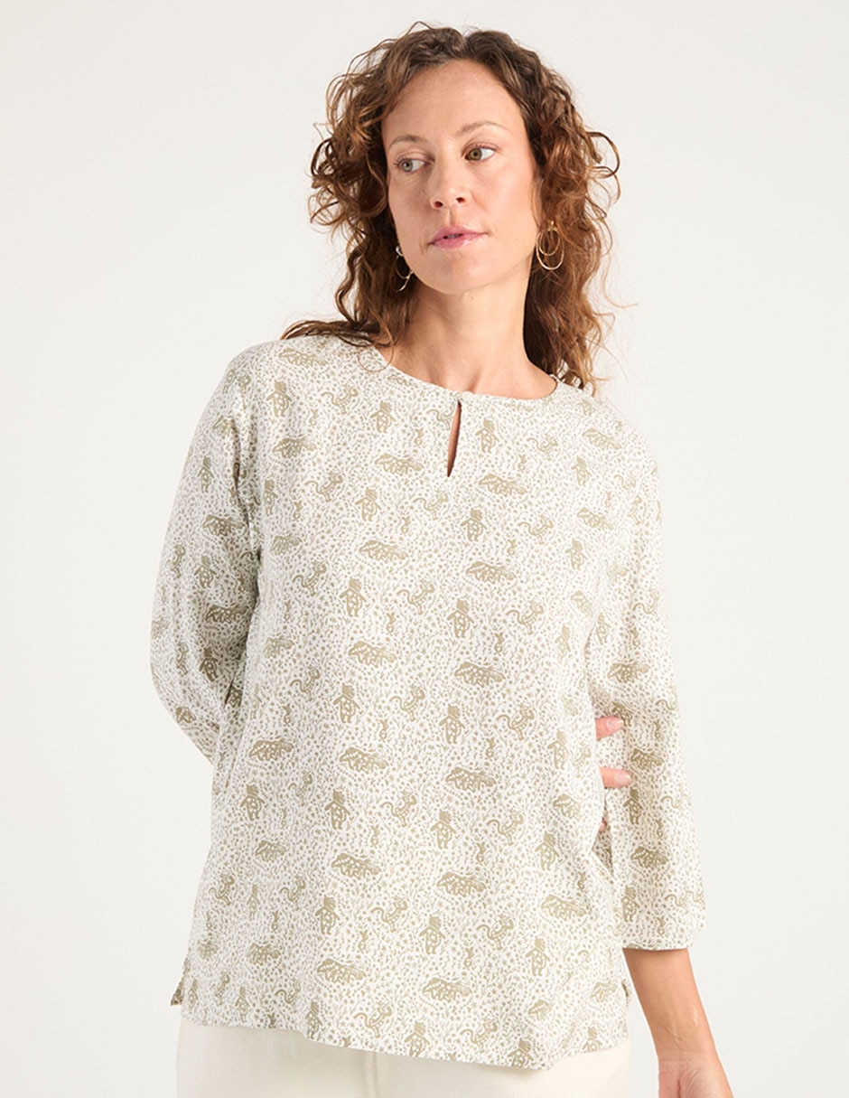Blusa manga 3/4 para mujer 2