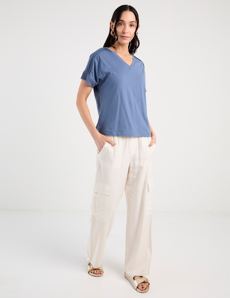 PLAYERA WKMR26608-0, EG, ACERO INTENSO