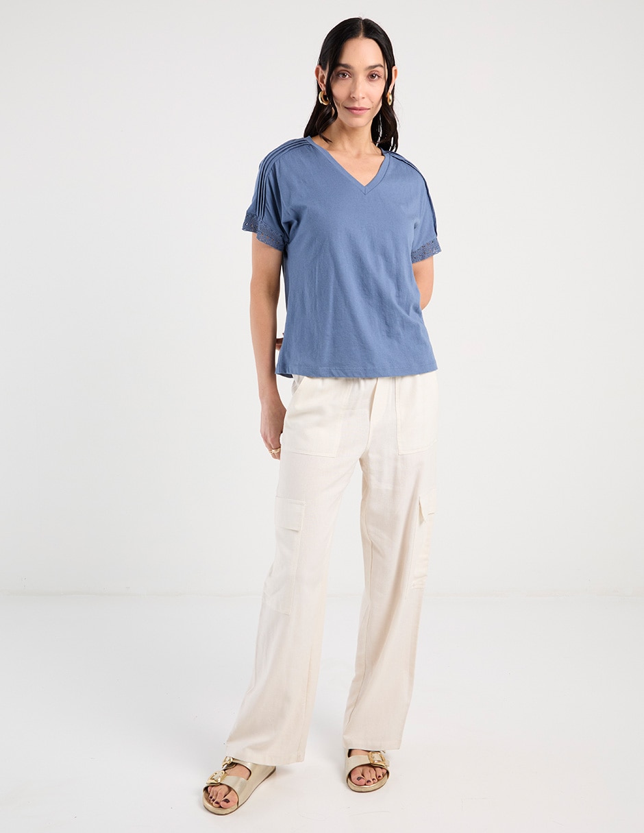 PLAYERA WKMR26608-0, EG, ACERO INTENSO