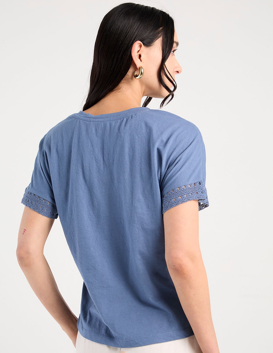 PLAYERA WKMR26608-0, EG, ACERO INTENSO