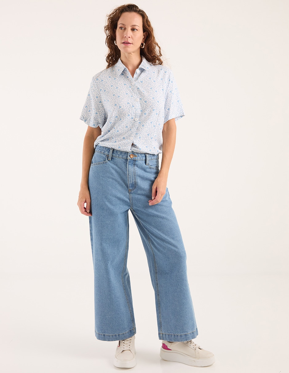 Jeans wide leg para mujer 3