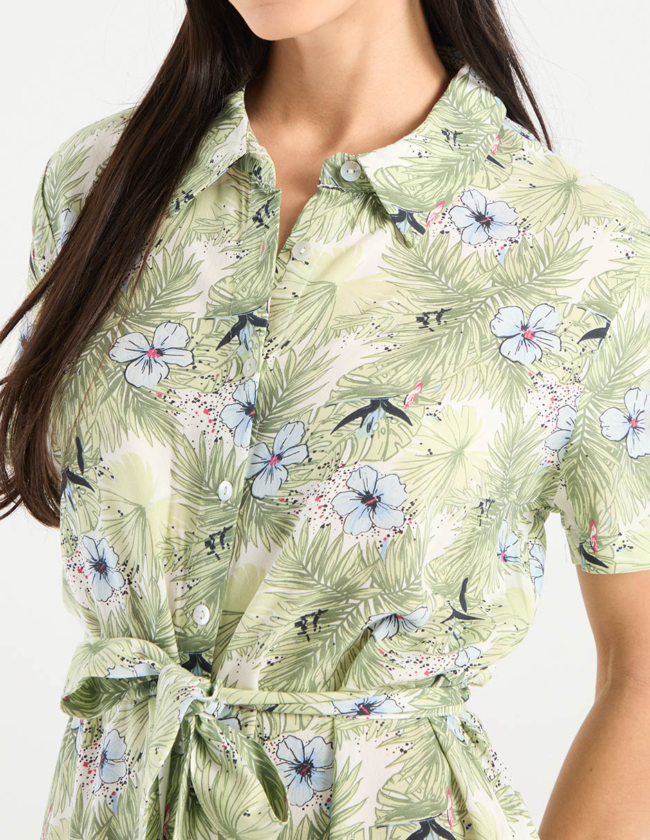 Vestido a la rodilla casual para mujer 4