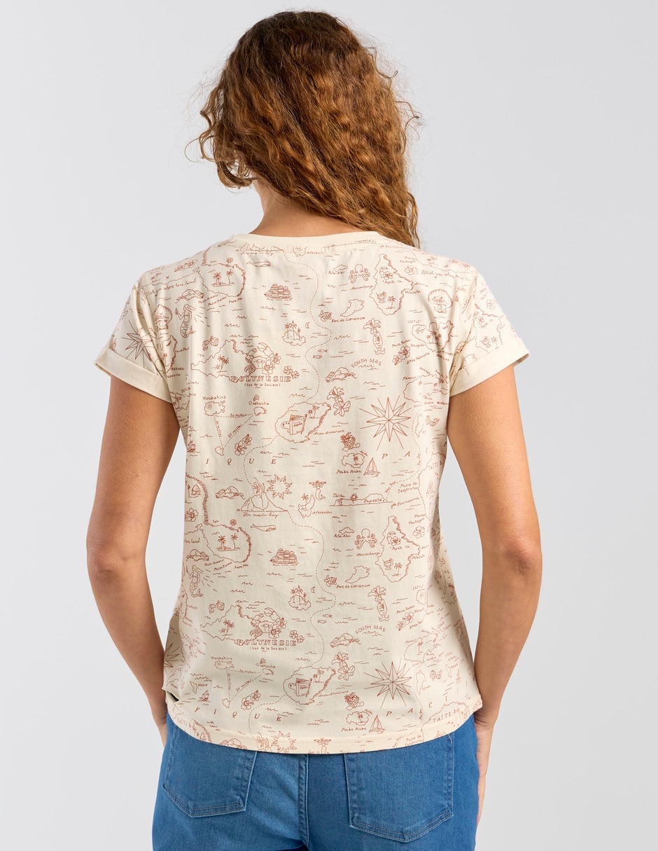 Playera cuello redondo para mujer 6