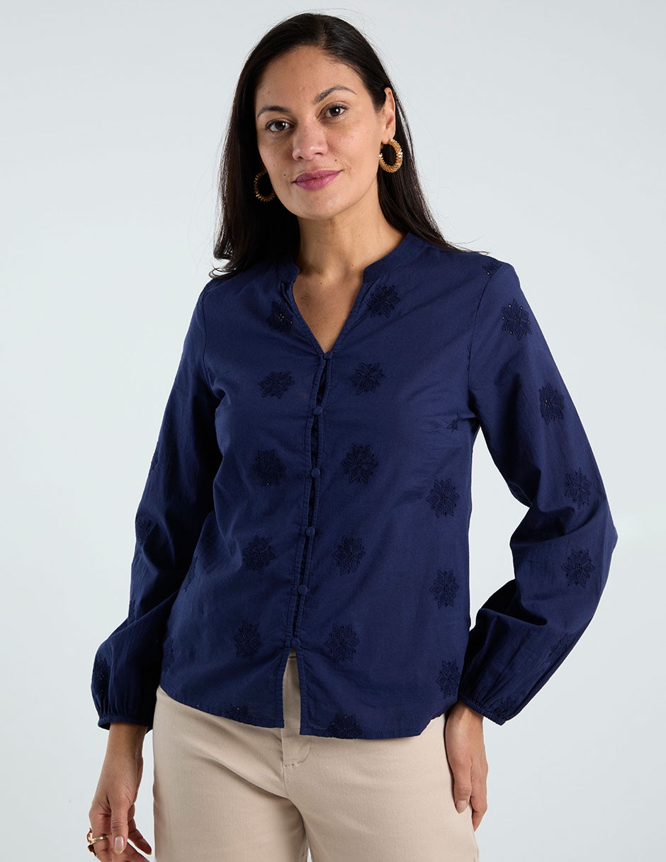 Blusa manga larga para mujer 2