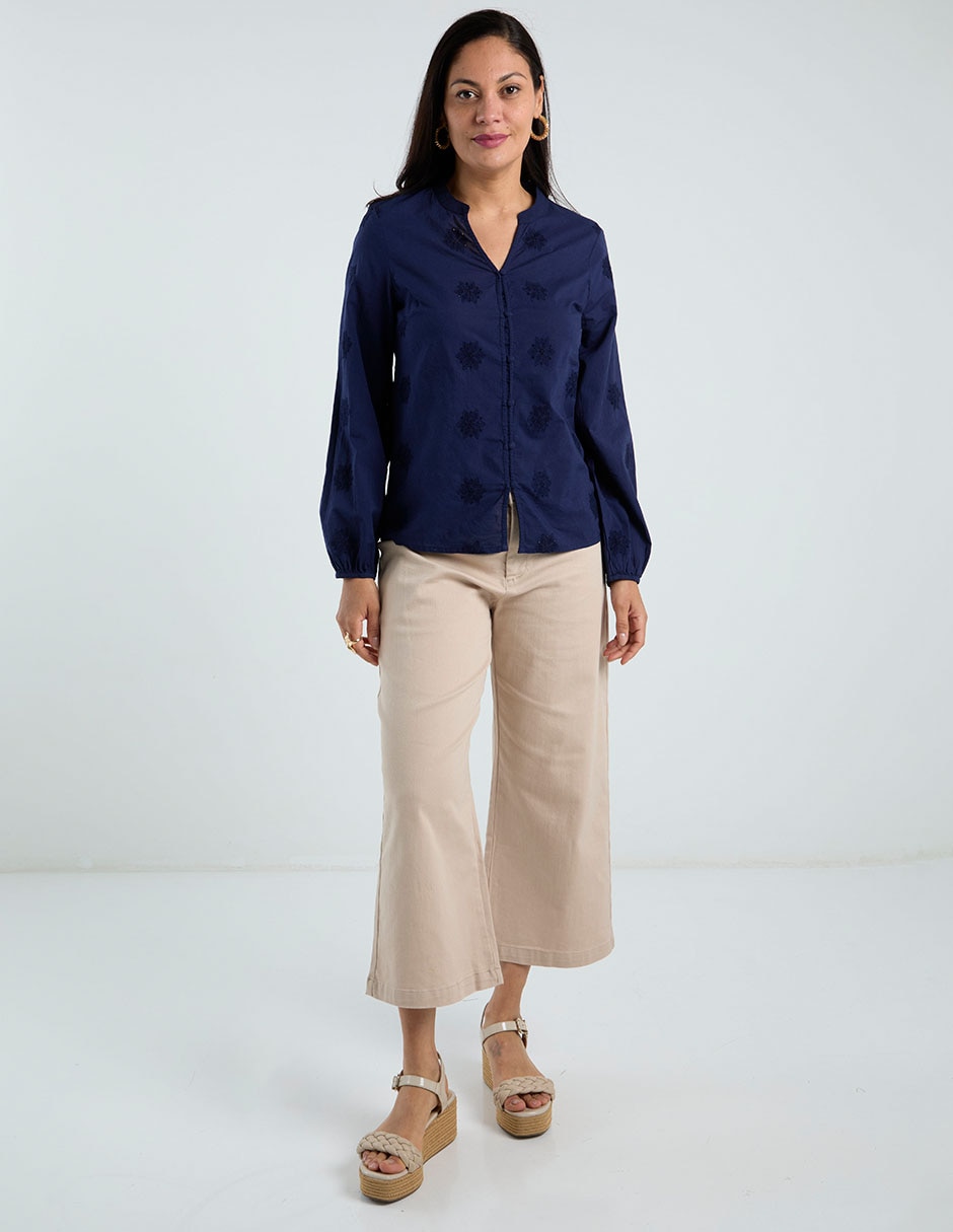 Blusa manga larga para mujer 3