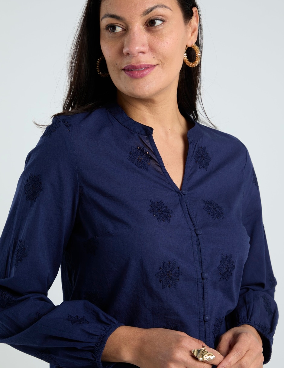 Blusa manga larga para mujer 4