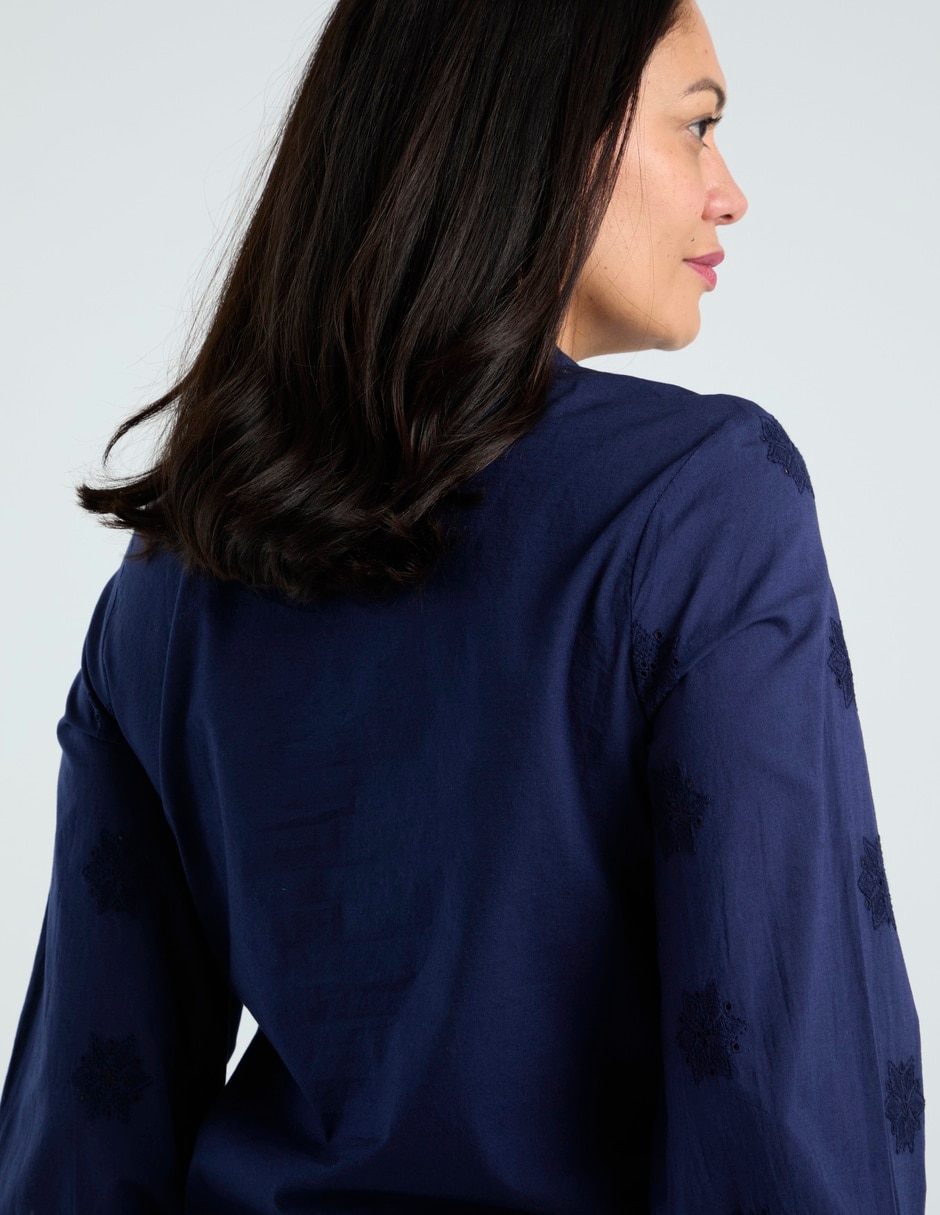 Blusa manga larga para mujer 5