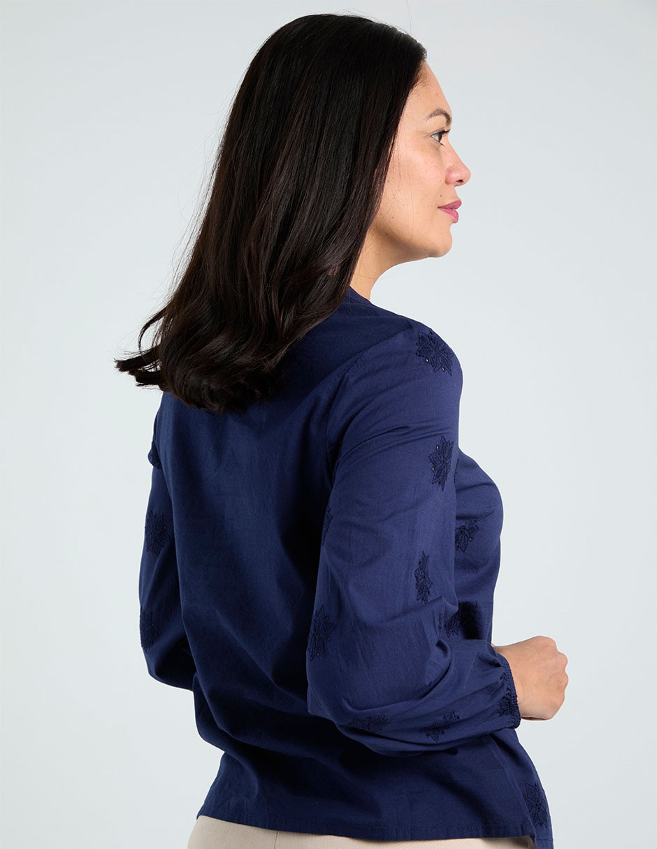 Blusa manga larga para mujer 6