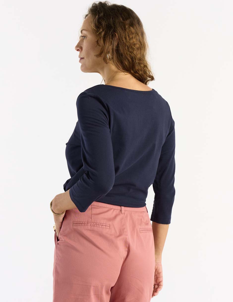 PLAYERA WKMR26670-04, G, ÍNDIGO MEDIO