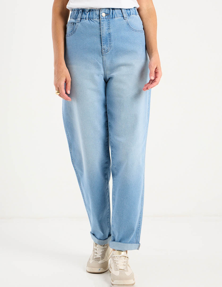 Jeans mom cintura media para mujer Jeans mom cintura media para mujer
