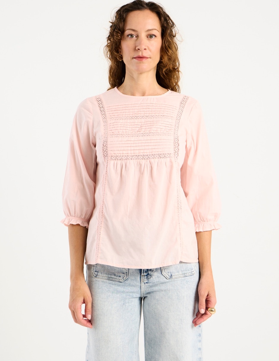 Blusa manga 3/4 para mujer 7