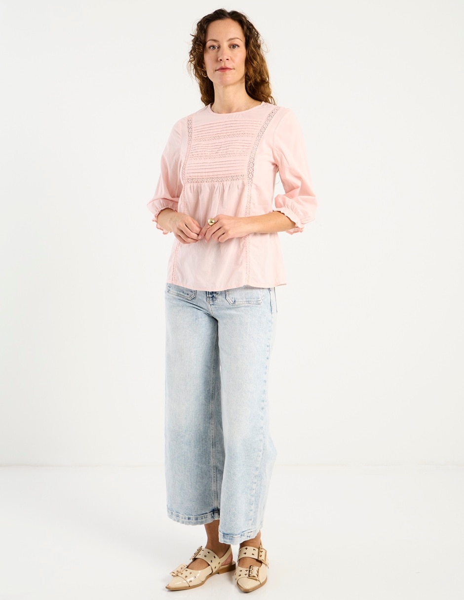 Blusa manga 3/4 para mujer 8