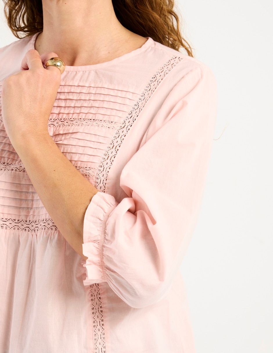 Blusa manga 3/4 para mujer 10