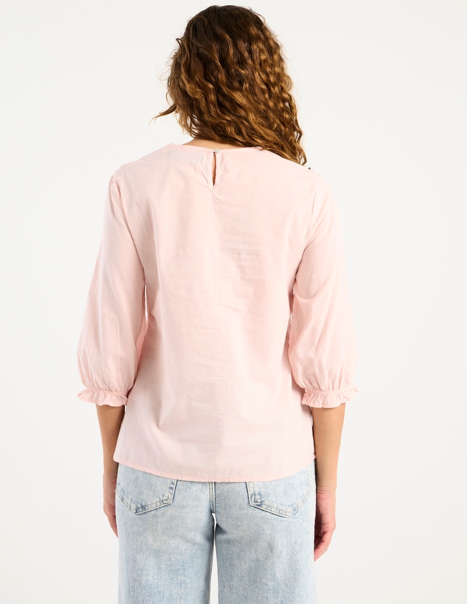 Blusa manga 3/4 para mujer 11