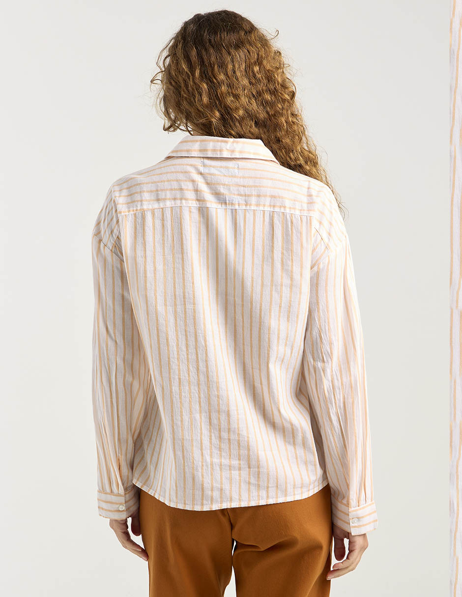 Blusa camisera manga larga para mujer 6