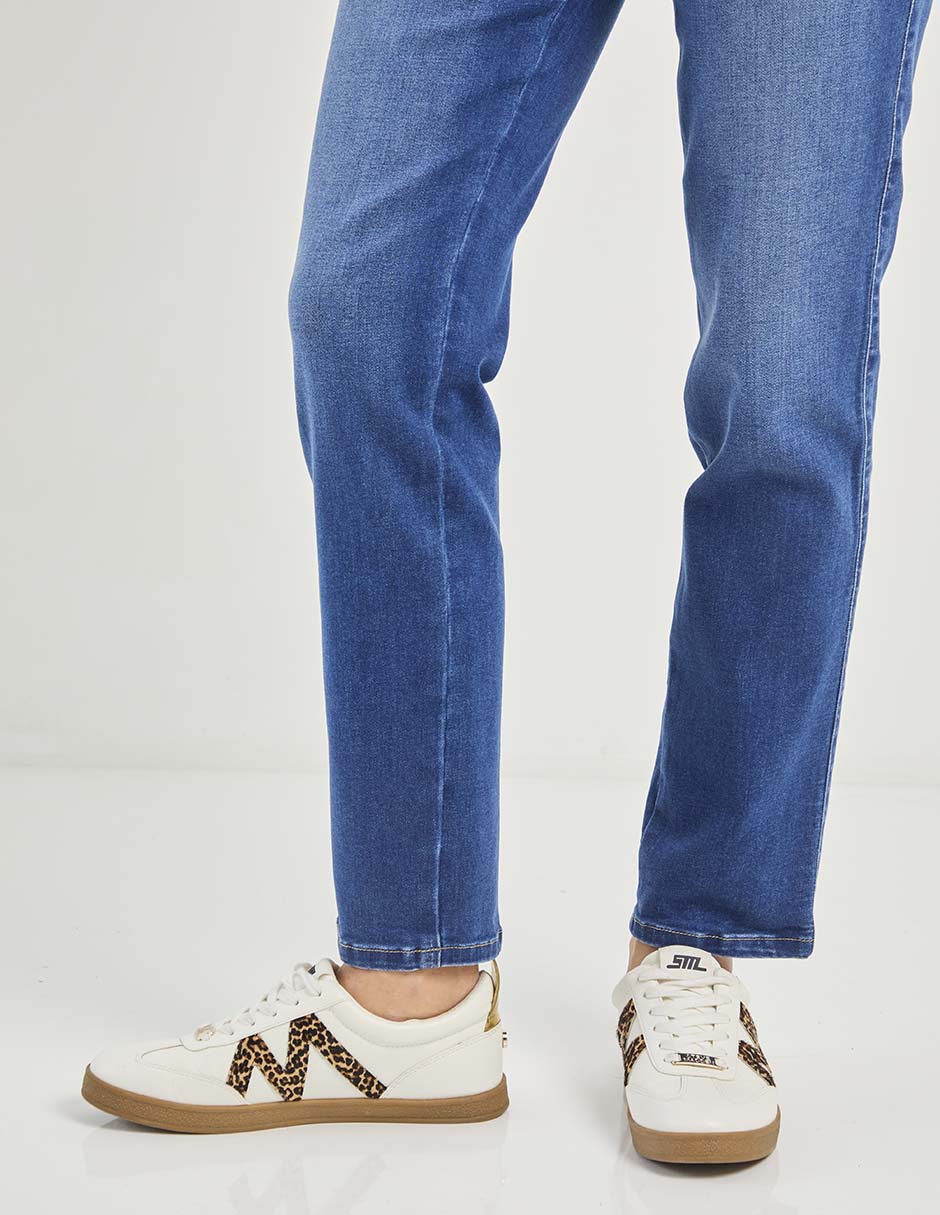 Jeans straight para mujer 5