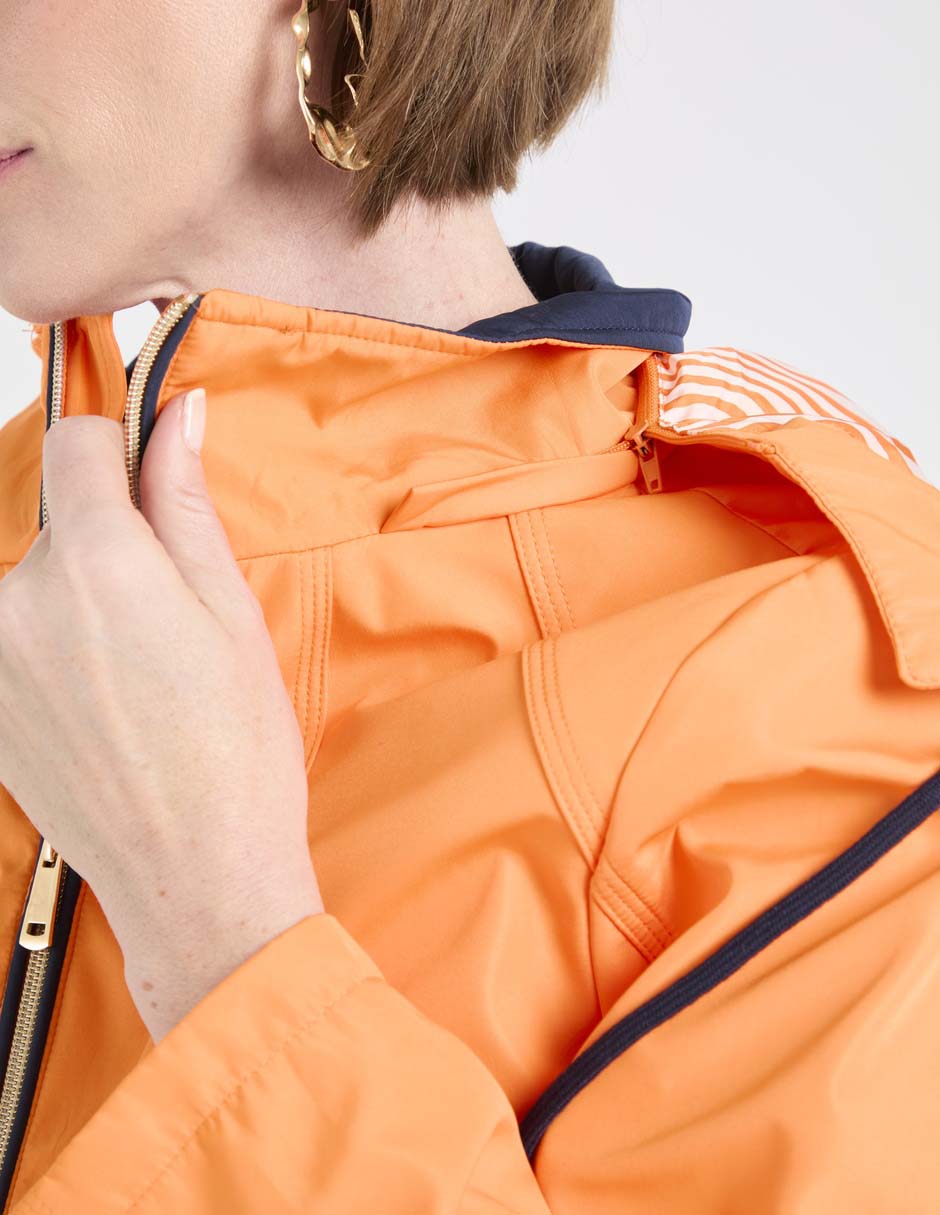 CHAMARRA WEEKEND, M, NARANJA LISO CON C