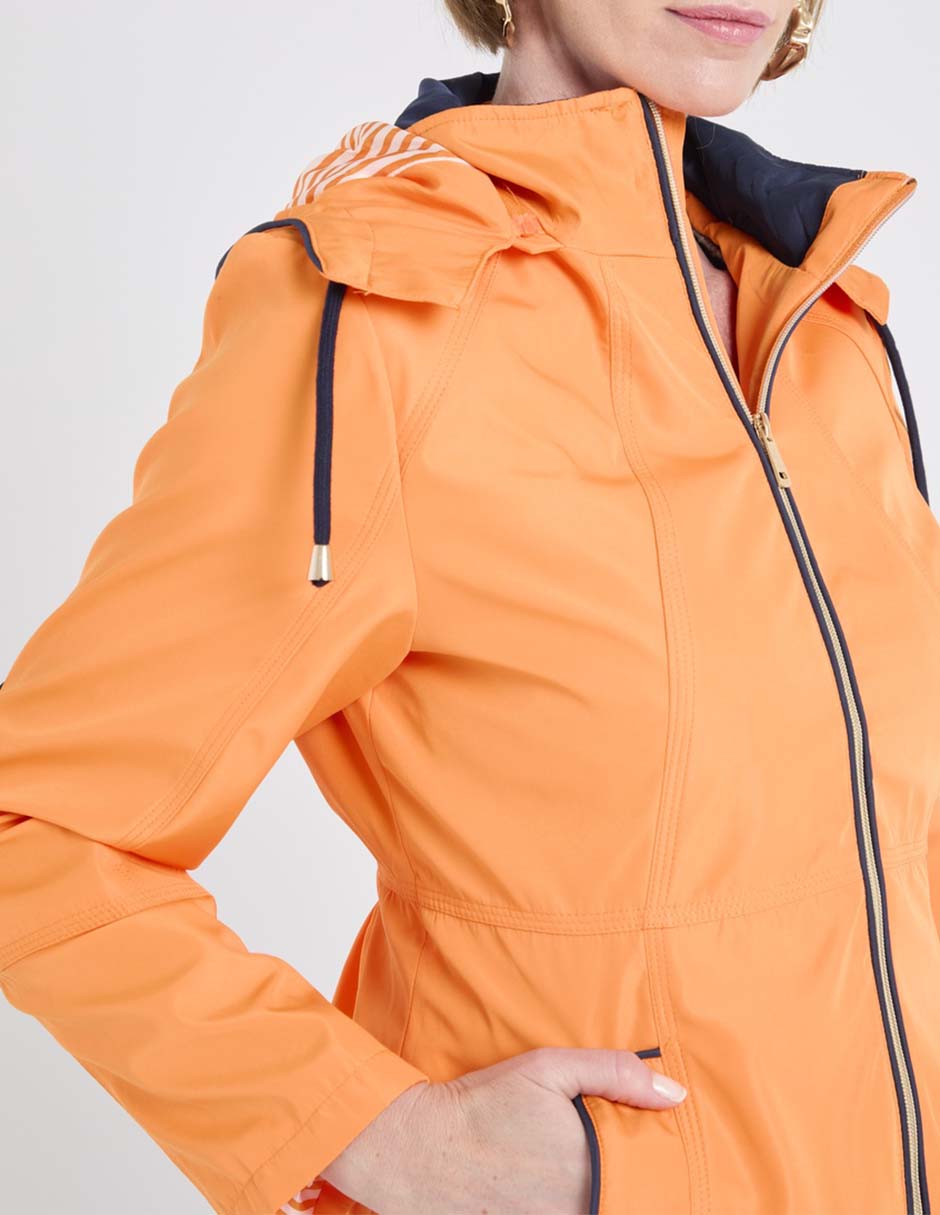 CHAMARRA WEEKEND, M, NARANJA LISO CON C