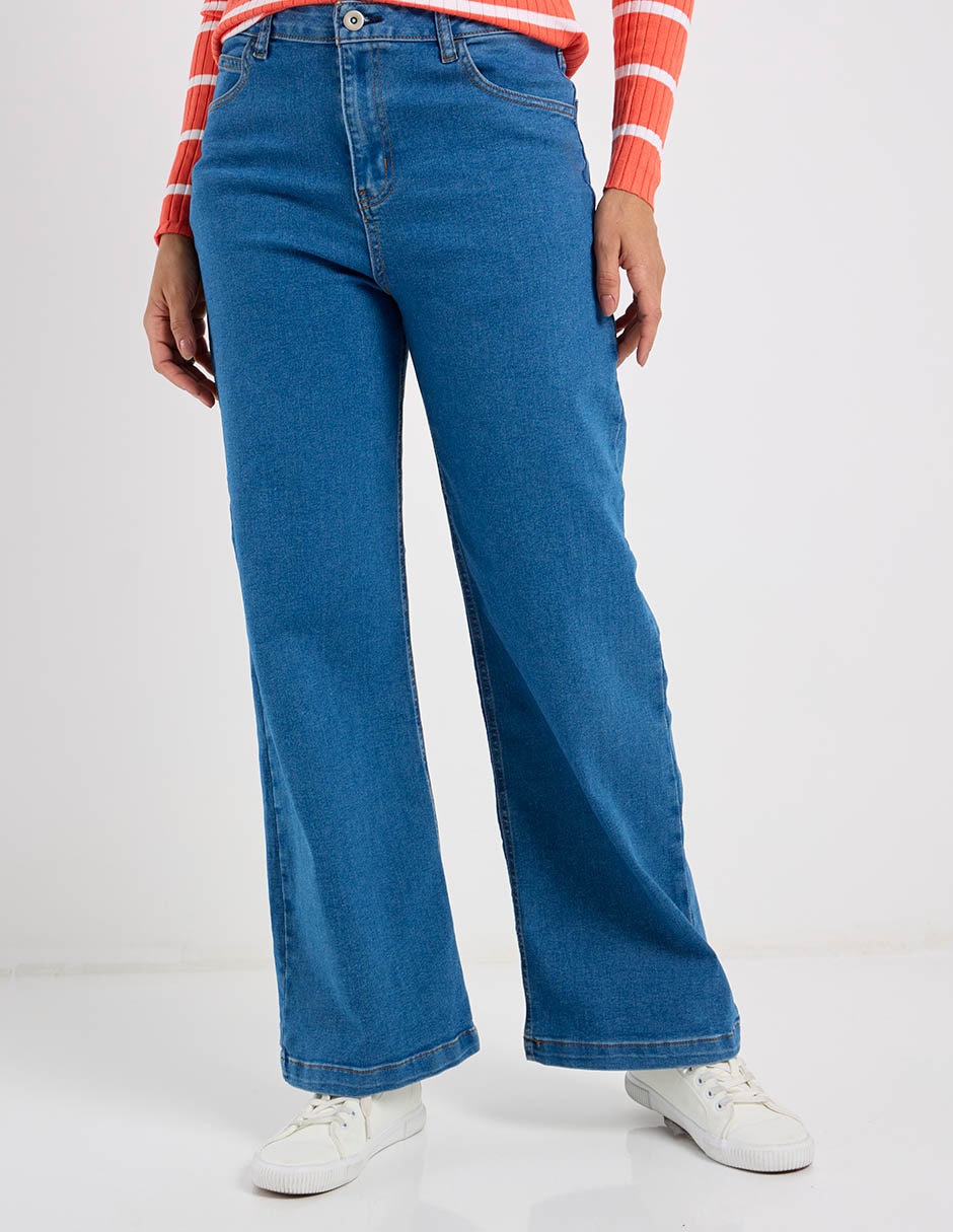 Jeans straight corte cintura baja para mujer Jeans straight corte cintura baja para mujer